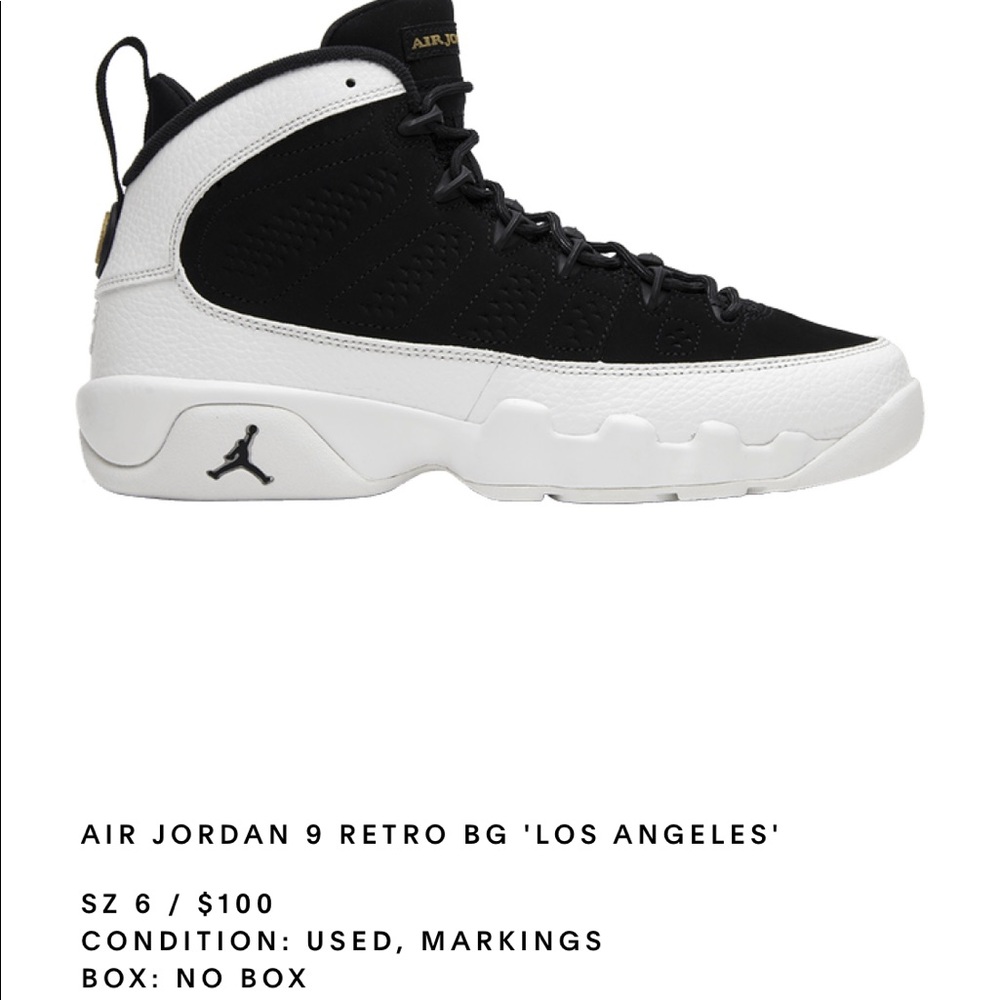 AIR JORDAN 9 RETRO BG “LOS ANGELES”